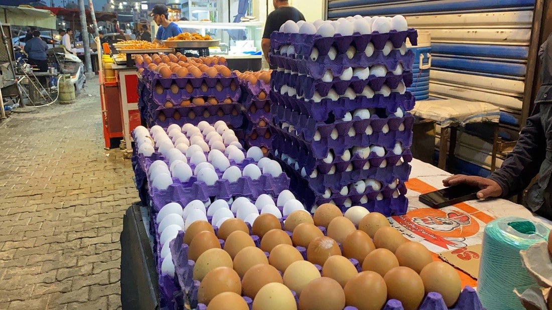 الناصرية تشتري البيض الإيراني.. والعراقي يصل إلى 6 آلاف دينار (صور)