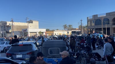 أهالي الأنبار يجوبون الشوارع احتفالاً بتأهل الأسود: فرحونا الأبطال