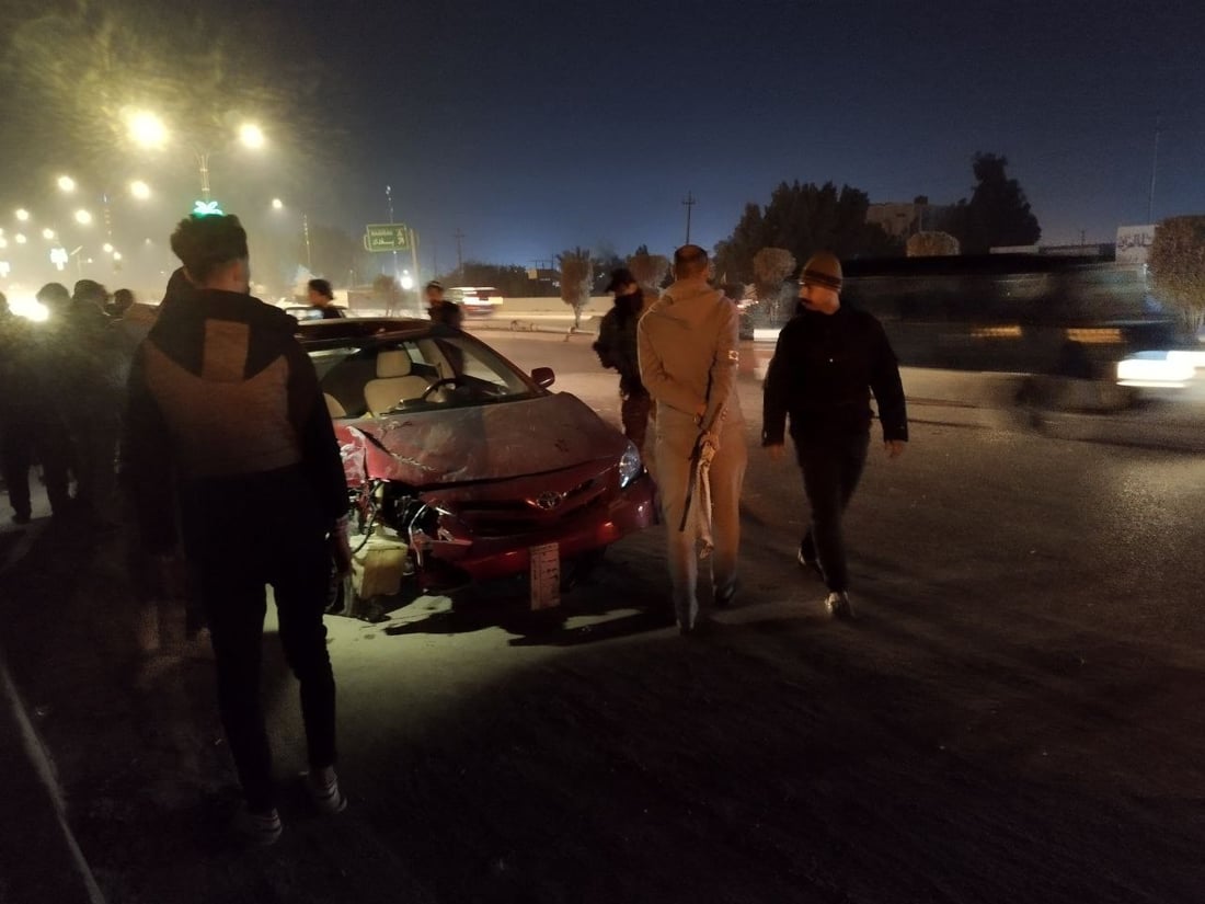 صور: محتفل متهوّر في بابل سيدفع 5 ملايين دينار بعد تدميره كاميرا حكومية