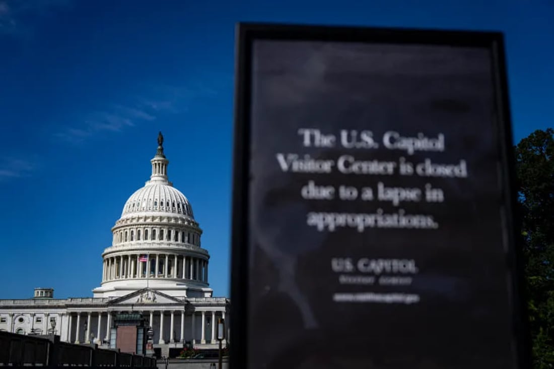 حكومەتی ئەمریكا دووچاری داخستن بوو