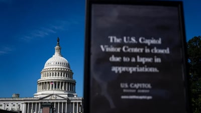 حكومەتی ئەمریكا دووچاری داخستن بوو