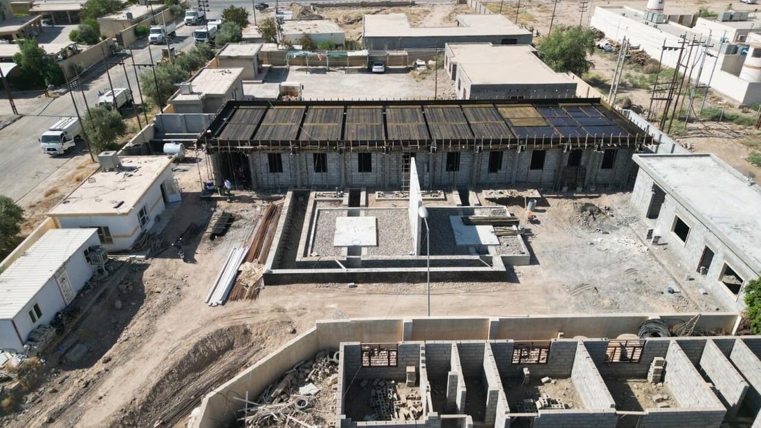 شاهد: محطة كهرباء جديدة في صلاح الدين.. نسبة الإنجاز بلغت 60%