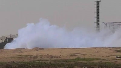 تەقینی بۆرییەکی غاز گوندێکی چۆڵکردووە