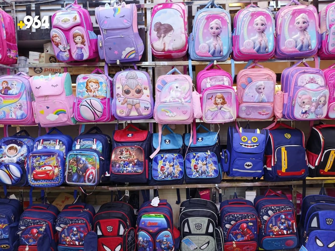 الموسم الدراسي بدأ في سوق المشتل.. الحقائب و”صداري” البنات الأكثر طلباً (صور)