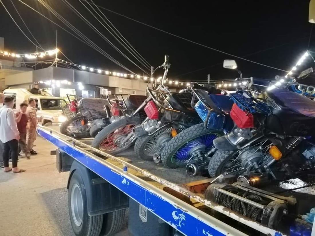 لە هەڵەبجە 391 ماتۆڕ گیران و پانكرانەوە