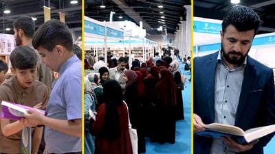 شاهد: القرّاء يبحثون عن عناوين مميزة في فرصة اليوم الأخير من معرض أربيل