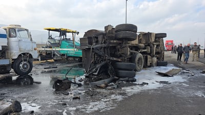 یەکەم رووداوی هاتوچۆ لە شەقامی 100 مەتری سلێمانی روویدا