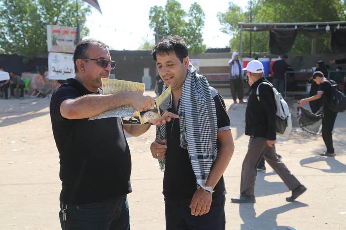 لا تطبخوا بالحطب ولا تأكلوا كثيراً.. النجف تخاطب الزوار بـ3 لغات (صور)