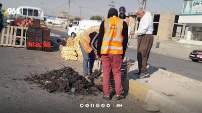 قەزای خەبات به‌ ئاوەڕۆی لولەیی خۆى له‌ لافاو ده‌پارێزێت