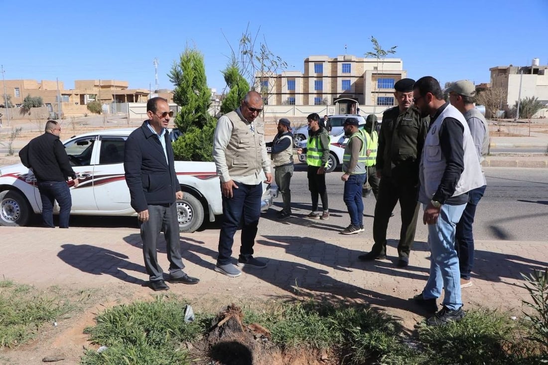 حملة التشجير الربيعية انطلقت.. صور من 8 مدن في الأنبار