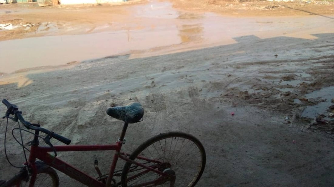 صور من الطارمية: ننتظر المجلس الجديد.. توقف المطر منذ يومين لكن الشوارع مغلقة!