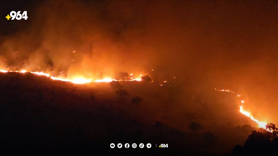 پۆلیسی قەرەداغ بە دوای ئەو کەسەیە ئاگری کردووەتەوە