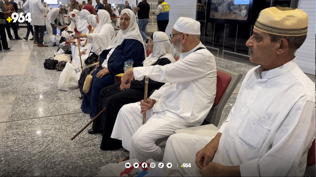 بۆیەکەم جار لە رێگەی فڕۆکەخانەی کەرکوکەوە ژمارەیەک حاجی گەڕانەوە