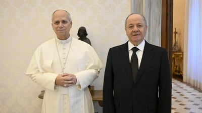 البارزاني: طلبت من بابا الفاتيكان دعم كرد سوريا