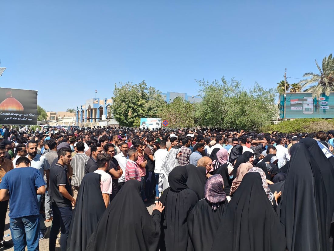 بابل: خريجو التربية يرفضون الاستثناءات في التعيينات ويهددون بالاعتصام (صور)