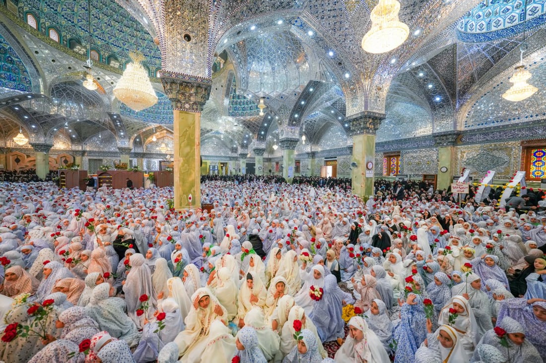 صور: العتبة العسكرية تحتفي بتكليف أكثر من 4000 فتاة من خمس محافظات عراقية