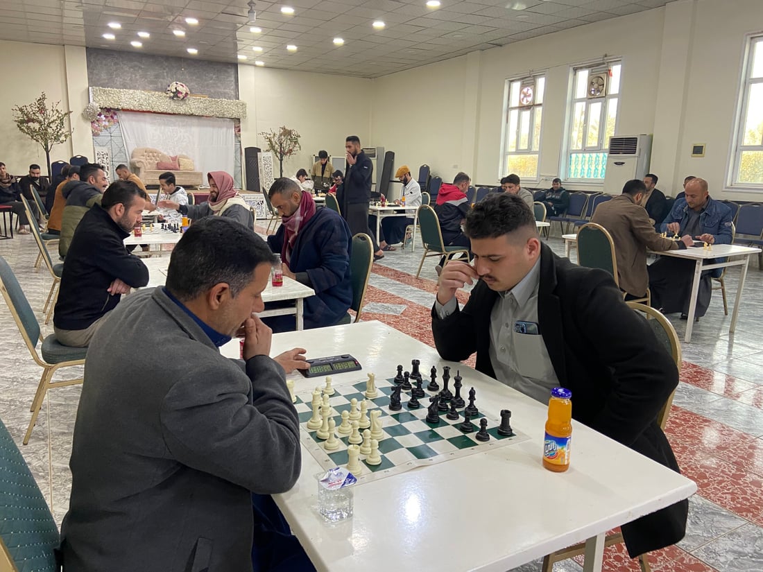 صور: “كِش ملك” في الضّلوعية.. أول بطولة شطرنج بمشاركة 20 لاعباً