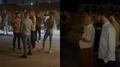 دانیشتووانی شاری رۆشنبیران لە سلێمانی گردبوونەوە