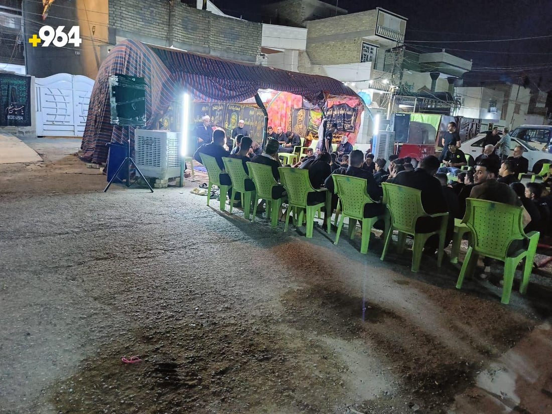 مرتضى حرب ينافس باسم الكربلائي.. شعبية جارفة في قاعة “نرجس” بالمشتل (فيديو)