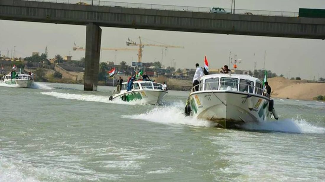 الحلة تقضي على 10 كم ازدحام.. بالهرب إلى النقل النهري من باب الحسين حتى الآثار