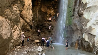 Suli Dawzhan waterfall becomes tourist attraction in Sulaymaniyah