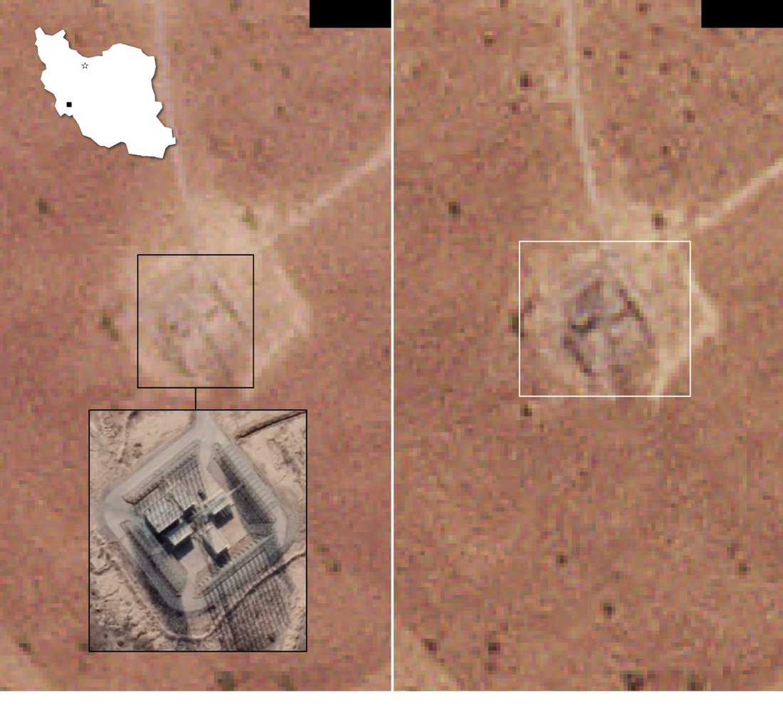 “واشنطن بوست” تنشر صوراً للمنشآت الإيرانية التي تضررت بالغارة الإسرائيلية