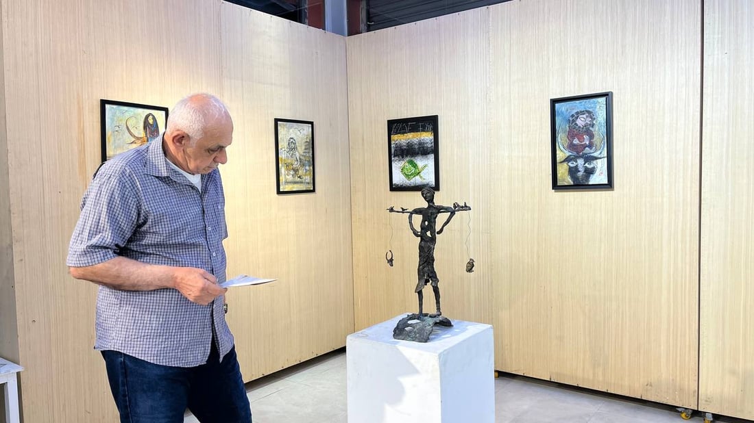 صور: نبراس جاءت لكاليري حامد سعيد.. البصرة تتفاخر باستضافة فناني العراق