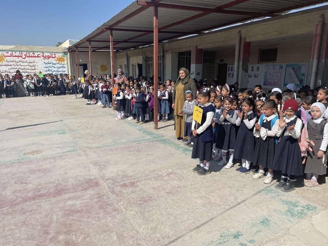 صور: ابتدائية البنات الوحيدة في هور رجب تكاد تنهار.. استغاثة بالآباء