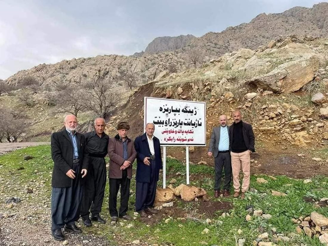 له‌ گوندێكی خورماڵ به‌درێژایی 4 كیلۆمه‌تر رێنمایی ژینگه‌یی دانرا