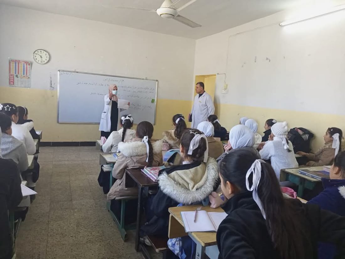 پۆلیس و تەندروستی دوزخورماتوو سەردانی قوتابیان دەکەن