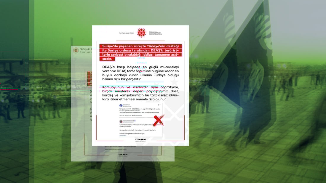 تورکیا خۆی لە هاوکاریکردنی سوریا بۆ ئازادکردنی زیندانیانی داعش بێبەری دەکات