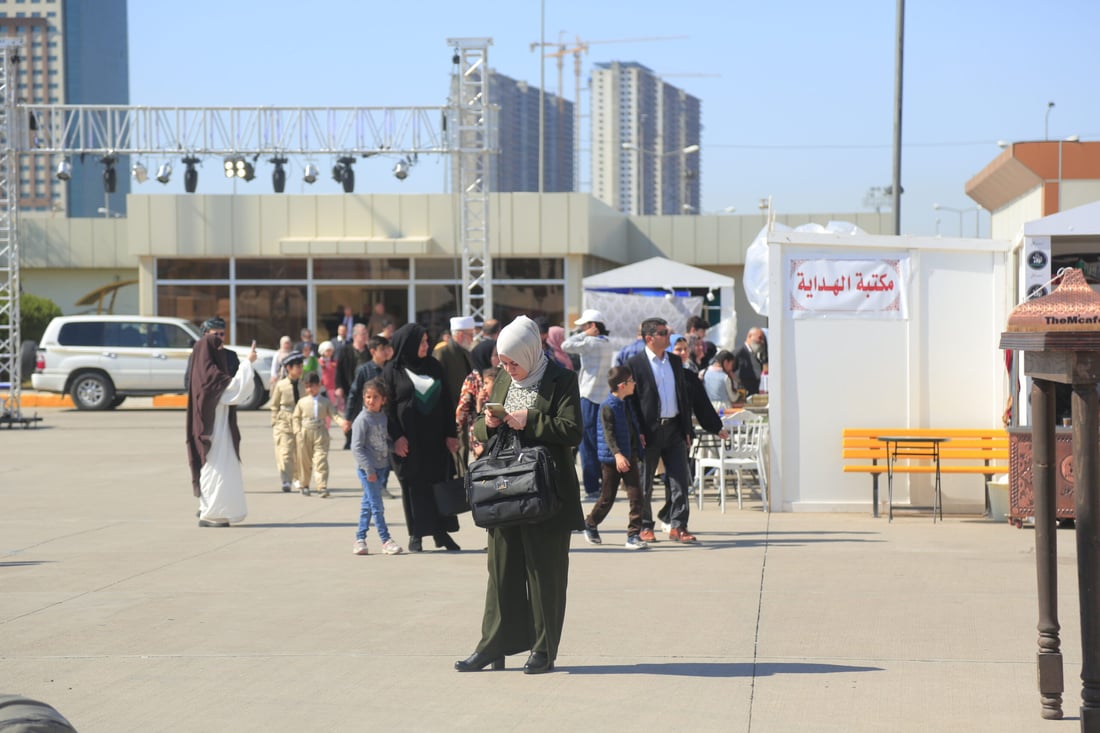 صور من صبيحة اليوم الرابع لمعرض الكتاب في أربيل