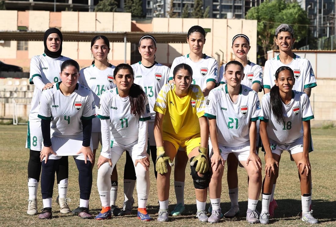 صور: منتخب العراق للسيدات يخسر أمام أشبال أكاديمية فاست لنك في دهوك