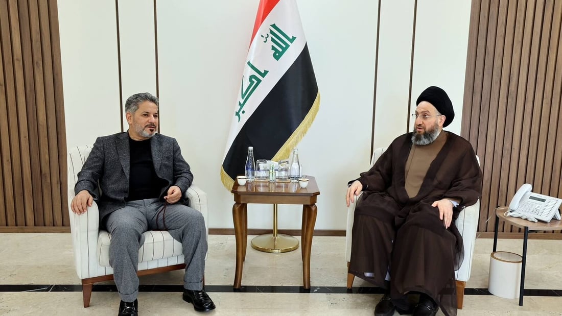 الحكيم وشبل الزيدي يبحثان تشكيل حكومة تتمتع بكامل الصلاحيات