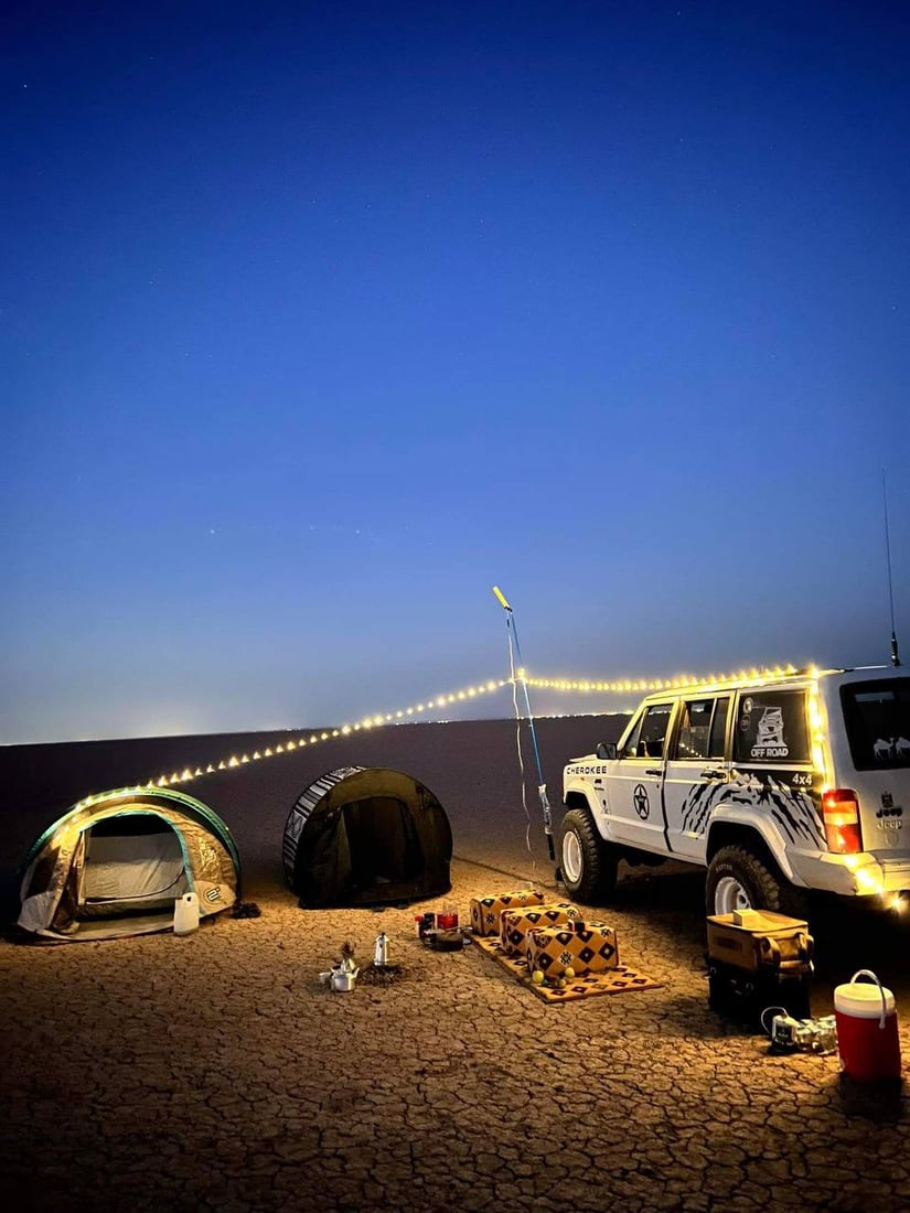 صور: انتهى الصيف والليل يصبح أجمل في واسط.. قمر ونجوم وسفاري في هور الشويجة