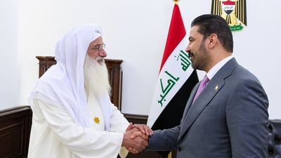 الزيدي يهنئ الصابئة المندائيين والشيخ “الحلو” بحلول عيد الازدهار