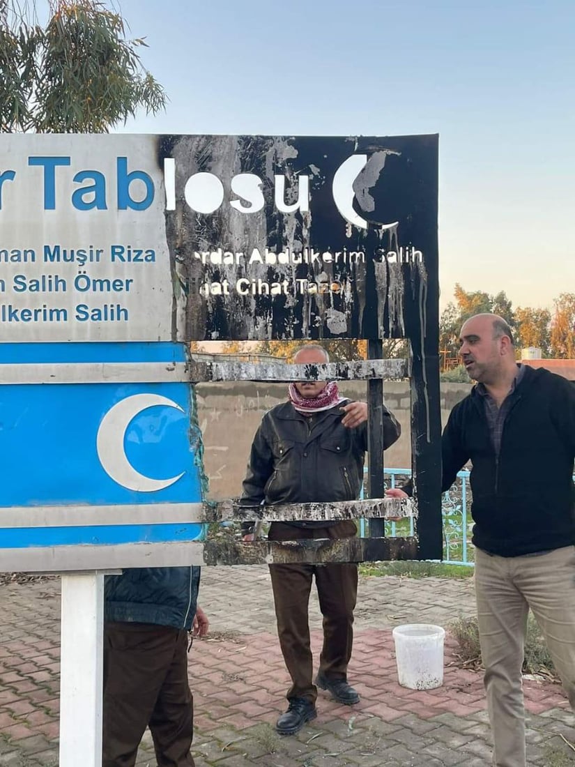 “التركمان لن يخضعوا”.. بيان غاضب بعد إحراق لافتة “أسماء الشهداء” في كركوك