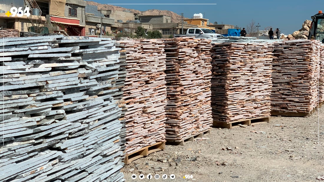 ژیان لەنێو کارگەی رێکخستنی بەرد لە دەربەندیخان