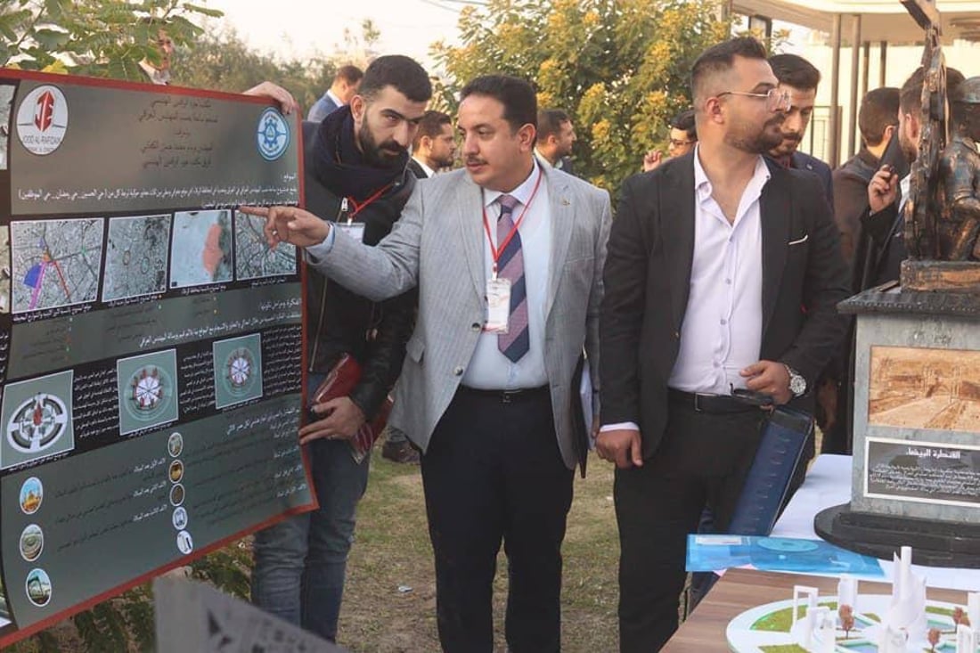 صور: وسام الكفائي يفوز بتصميم “نصب المهندس العراقي” في كربلاء