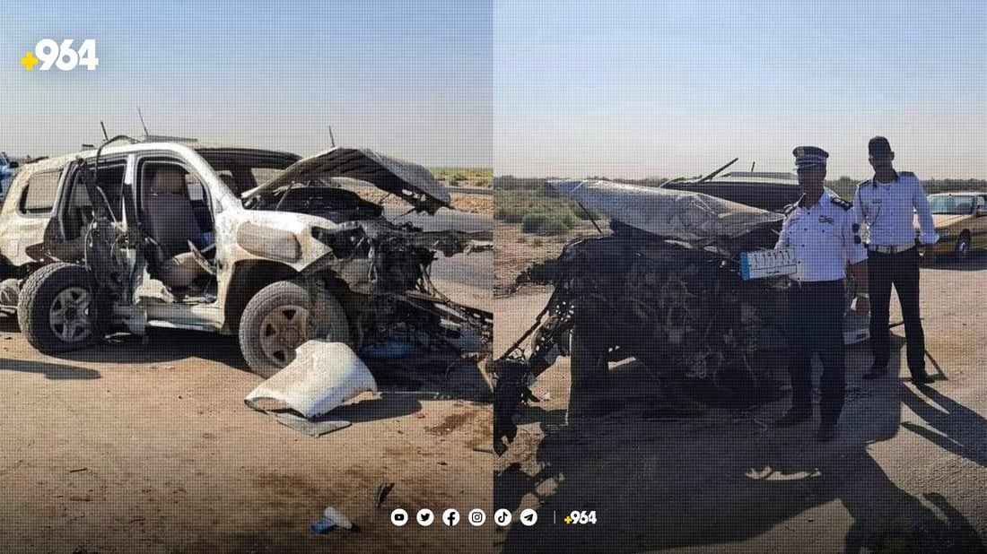 لە رووداوێکی هاتوچۆدا سێ کەس لە بنەماڵەی وەزیری نەوتی عێراق گیانیان لەدەستدا