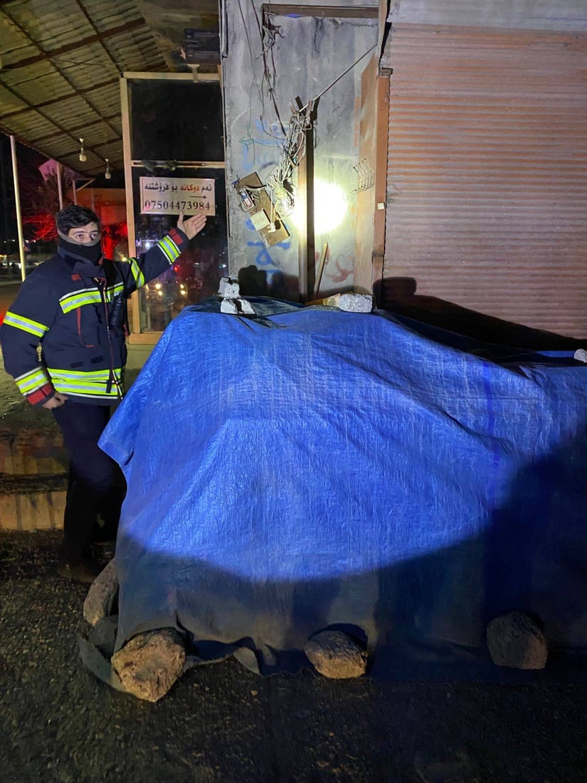 بە شەش تیم تەواوی بازاڕی خەلیفان پشکنینی بۆ کرا 