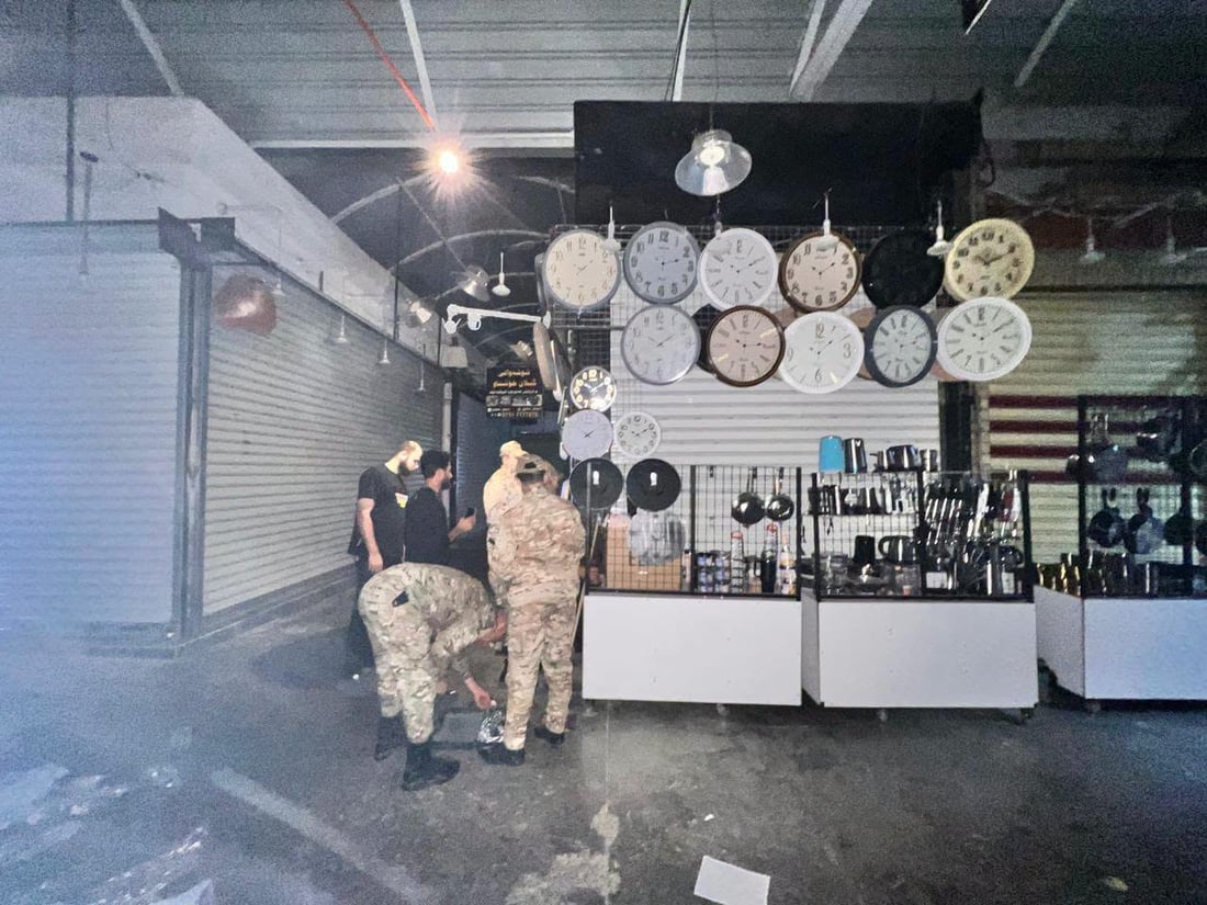 بەشێک لە کاسبکارانی ناو بازاڕی لەنگە لە هەولێر سزا دەدرێن