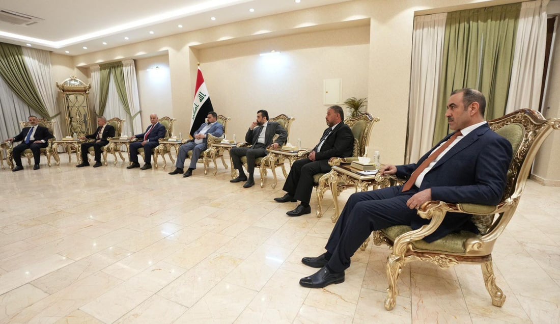 صور: الحلبوسي يجمع الزعماء السنة في جلسة كبيرة.. يزن الجبوري حضر أيضاً