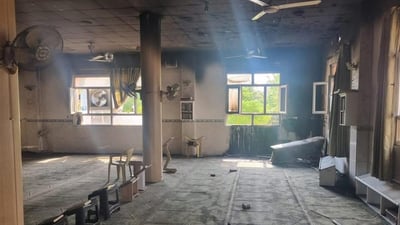 مزگەوتى گەورەى راپەڕین سووتا