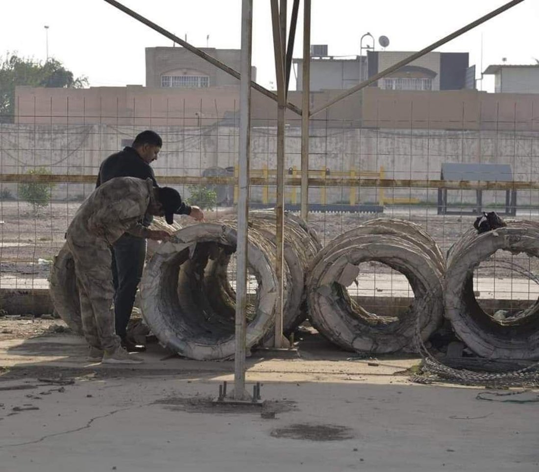الصناعة تجهز حرس الحدود في عرعر بأسلاك “منفاخية” شائكة