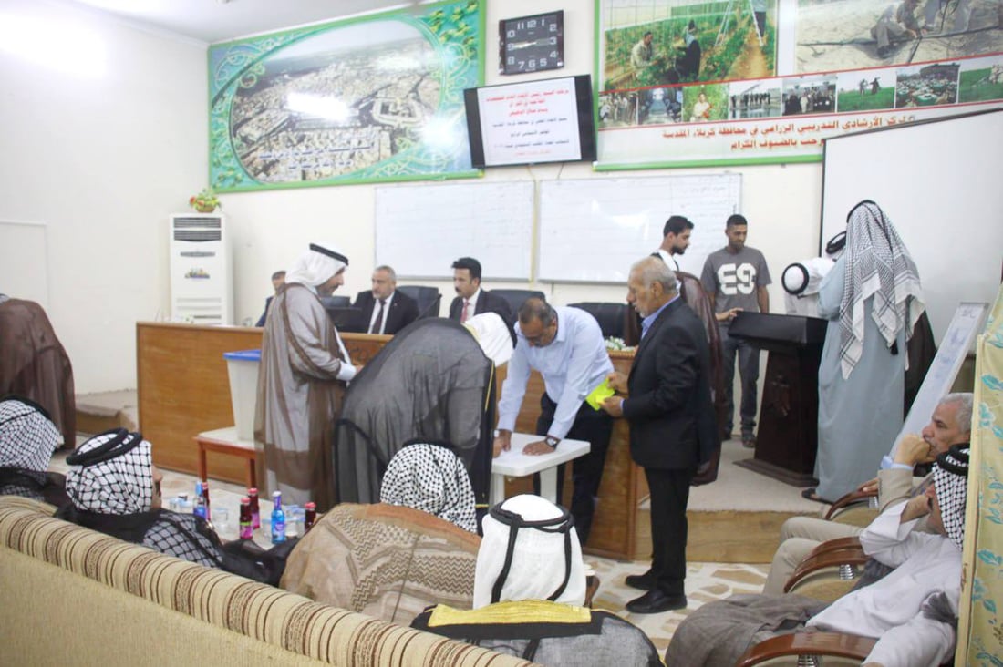 جواد الكريطي رئيساً لاتحاد الجمعيات الفلاحية في كربلاء بـ37 صوتاً
