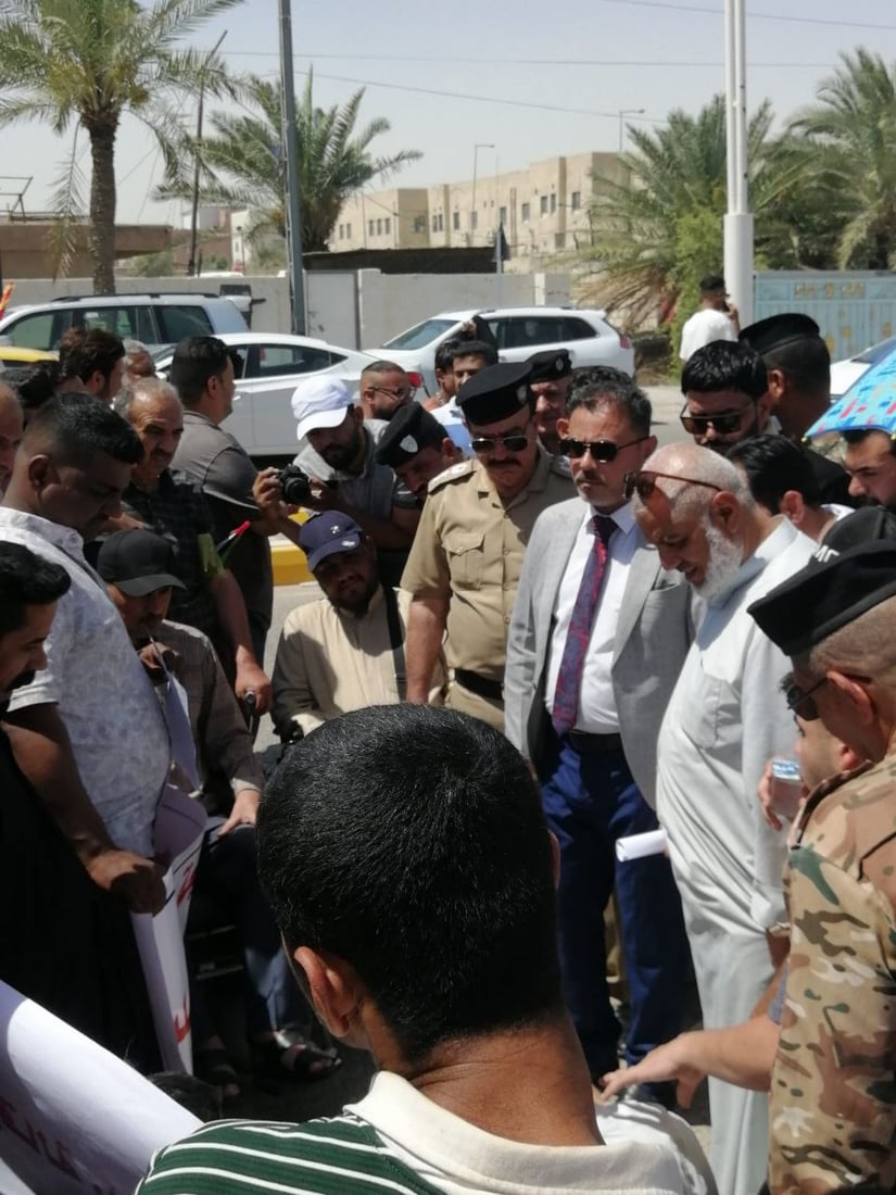 معاقو الناصرية بعد الكوت.. نريد الانفكاك من وزارة العمل والارتباط بالسوداني