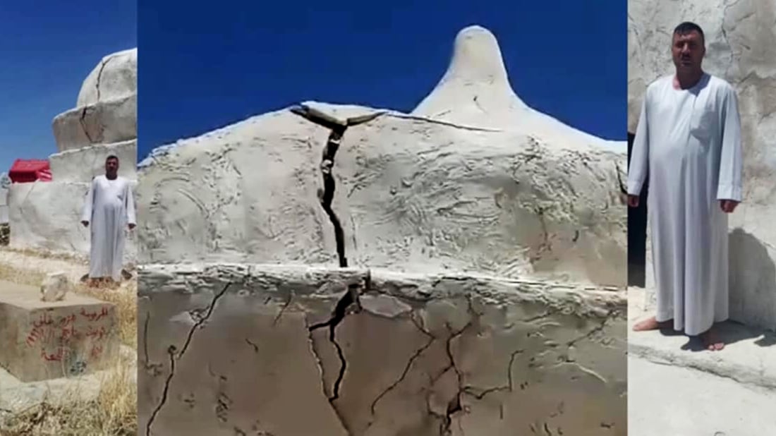 Yazidi shrine in Sinjar at risk of collapse