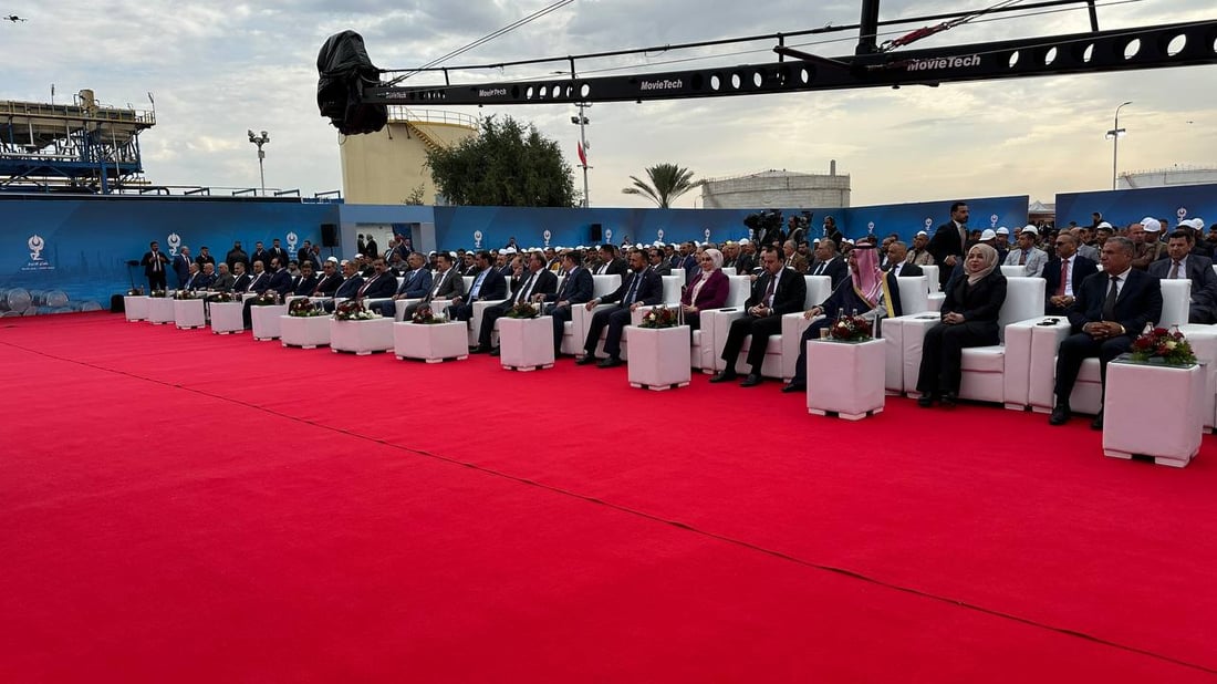 صور: السوداني يفتتح مصفى الشمال بحضور أبو مازن والسامرائي