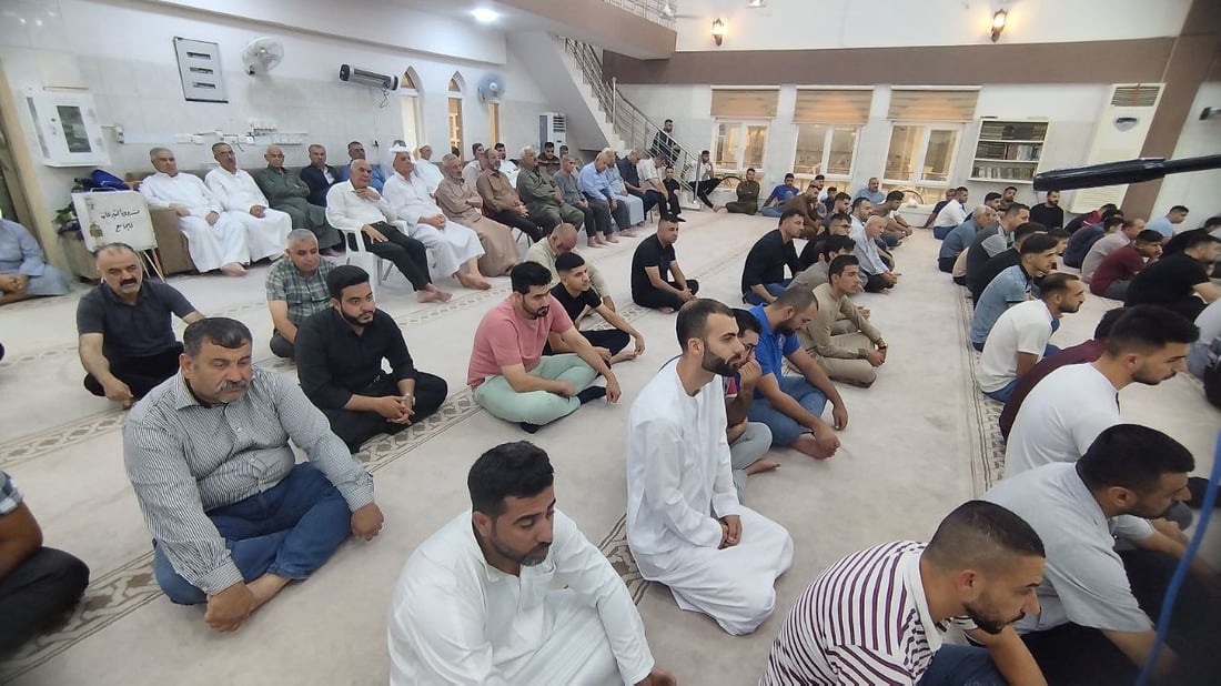 صور من صلاة العيد في مسجد “الشهيدان” وسط كركوك
